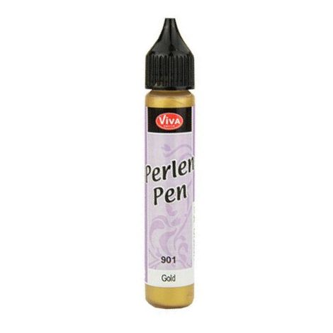 Perły w płynie Viva Decor 28ml, Złote 901